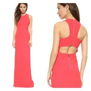 Elizabeth and James pink Freya gown